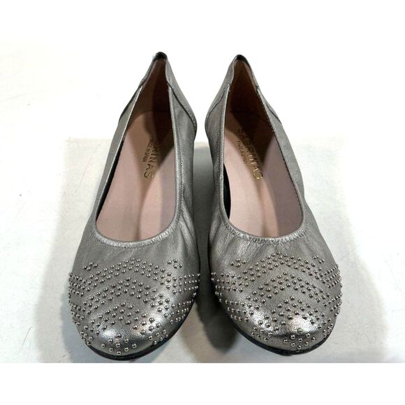 Sabrina's Studded Cap Toe Ballet Flats Women's 37 (6.5) - Picture 3 of 9